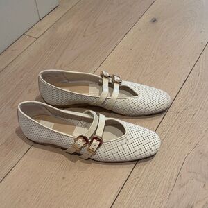 Dolce vita cream Mary Jane ballet flats